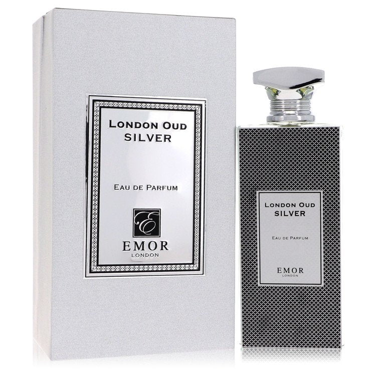 Emor London Oud Silver by Emor London Eau De Parfum Spray (Unisex) 4.2 oz Emor London Oud Silver by Emor London Eau De Parfum Spray (Unisex) 4.2 oz